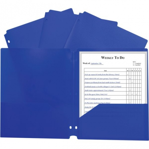 C-Line 2-Pocket Heavyweight Poly Portfolio Pocket