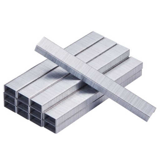 Bostitch Premium Standard Staples With Plastic Box, 1/4" Size, Full Strip, Box Of 5,000