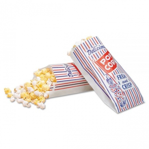 Bagcraft Pinch-Bottom Paper Popcorn Bag