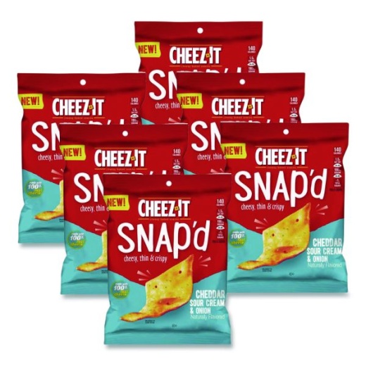 Sunshine Cheez-It Snap'd Crackers - Delicious Cheddar Sour Cream And Onion Flavor