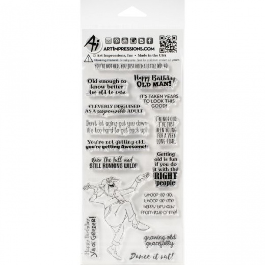 Art Impressions Laugh Lines Clear Stamp