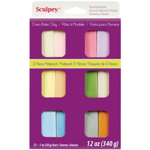 Sculpey Iii Polymer Clay Multipack 1Oz 12/Pkg