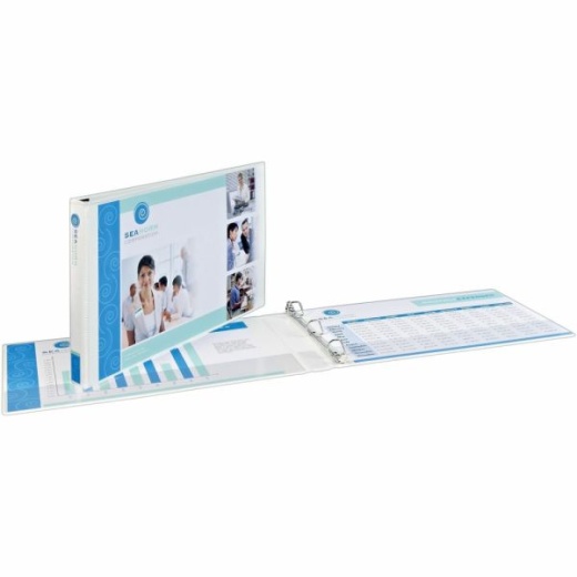 Avery Heavy-Duty 3-Ring Binder With Locking One-Touch Ezd Rings, 3" Slant Rings, White