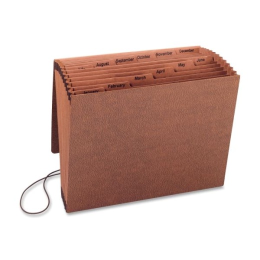 Sparco Heavy-Duty Jan-Dec Accordion File