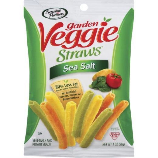 Hain Celestial Sea Salt Garden Veggie Straws Snack