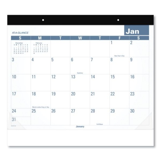 At-A-Glance Easy-To-Read Monthly Desk Pad