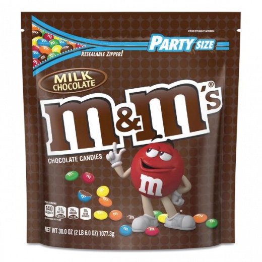 M&M's Milk Chocolate Candies - 38 Oz Bag