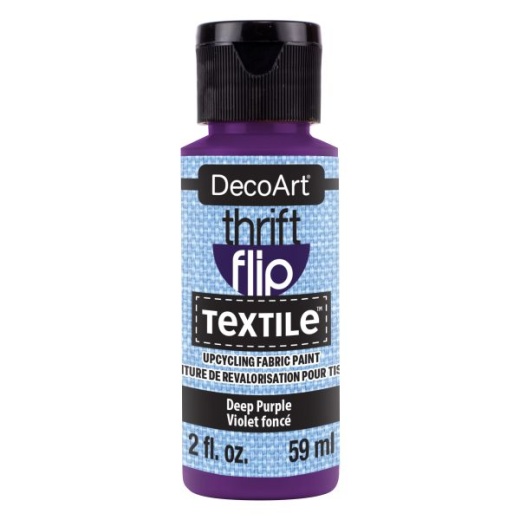 DecoArt Thrift Flip Matte For Textile 2Oz Squeeze Bottle