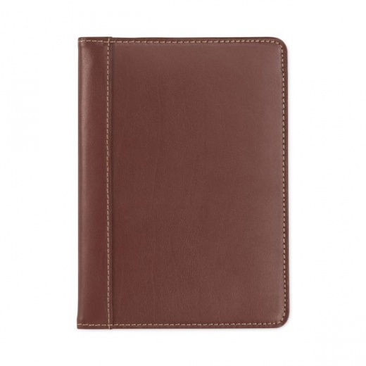 Samsill Contrast Stitch Leather Padfolio