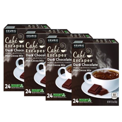 Café Escapes Dark Chocolate Hot Cocoa K-Cups