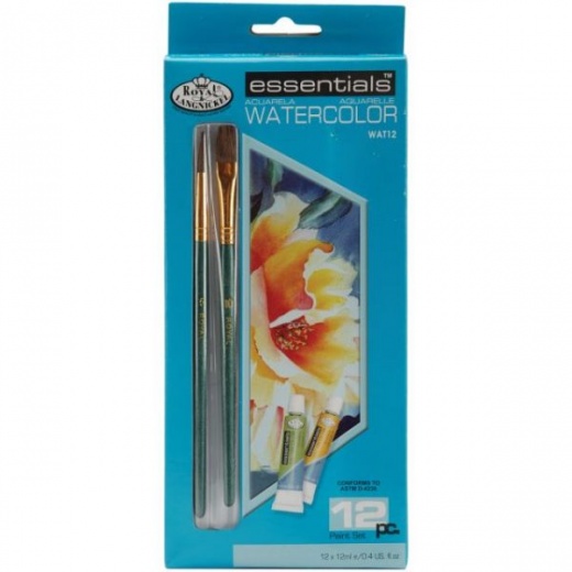 Essentials Watercolor Paints 12ml 12/Pkg - Unlock Your Artistic Potential