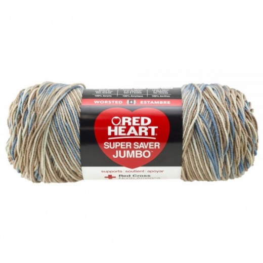 Red Heart Super Saver Jumbo Yarn - Mirage Color