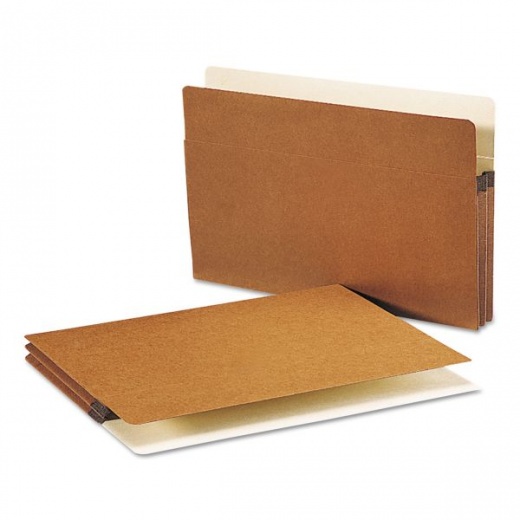 Smead Redrope Drop Front File Pockets - 1.75" Expansion, Legal Size, 50/Box