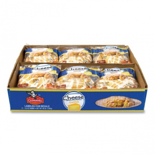 Cloverhill Bakery Cheese Danish, 4 Oz, 12/Carton