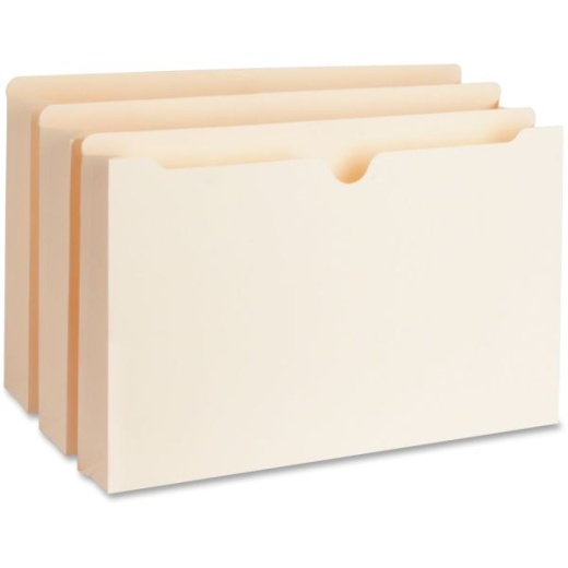 Business Source Straight Tab Cut Legal Yes File Pocket