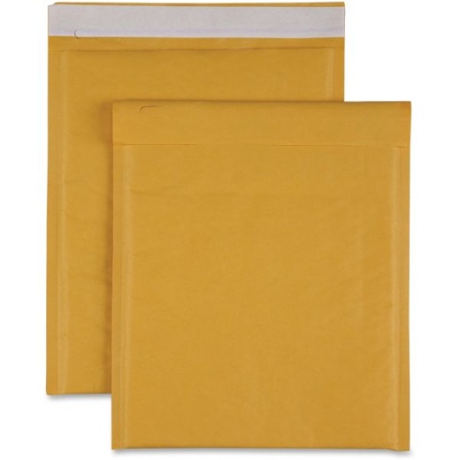 Sparco Size 2 Bubble Cushioned Mailers - #2 - 8 1/2" Width x 12" Length - Self-Sealing - Kraft
