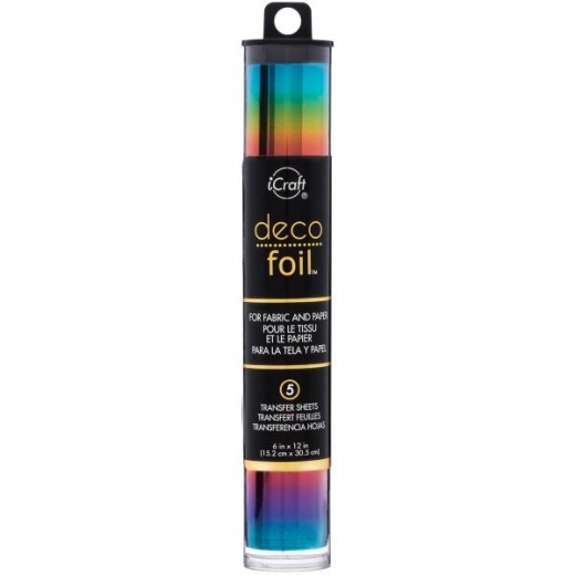 iCraft Deco Foil Specialty Transfer Sheets 6X12 5/Pkg