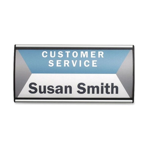 Advantus People Pointer Wall Sign, 4"H x 8"W x 1/2"D - Customizable DIY Sign for Walls and Doors