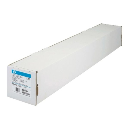 HP C1861A Bright White Bond Wide Format Roll, Matte, 36" x 150', 24 Lb