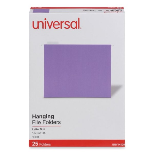 Universal Deluxe Bright Color Hanging File Folders