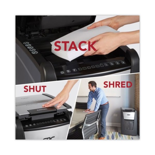 GBC ShredMaster SX20-08 Micro-Cut Shredder, P-4, 20 Sheets, 1 - 5