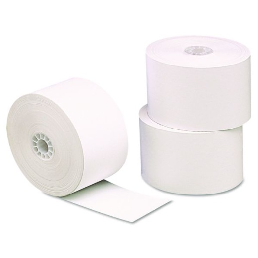 Universal Direct Thermal Printing Paper Rolls, 3.13" x 230 Ft, White, 10/Pack