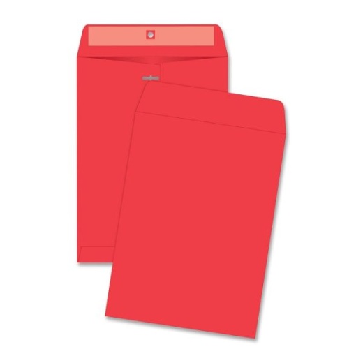 Quality Park Brightly Colored 9x12 Clasp Envelopes