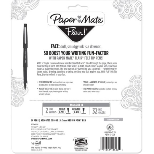 PaperMate Flair Ultrafine 4 Pack: Georgia State University