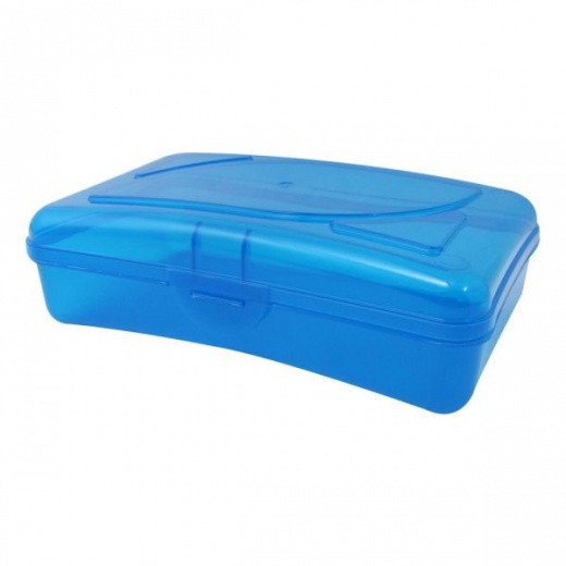 Cra-Z-Art Plastic School Box, 2-3/16”H X 5-3/16”W X 8”D, Assorted Colors
