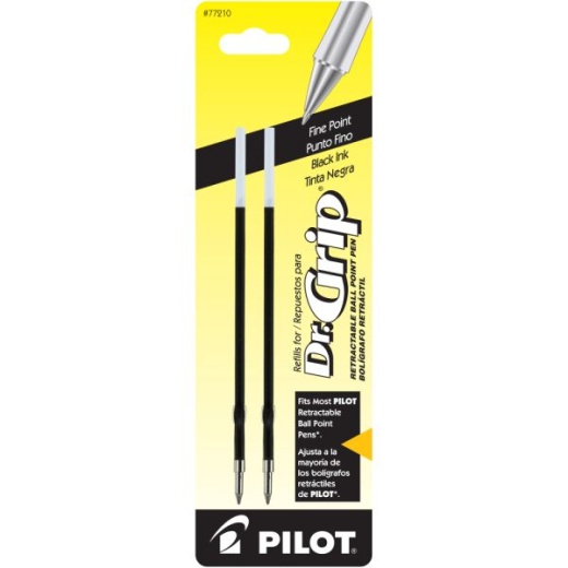 Pilot Ballpoint Pen Refills for Dr. Grip Retractable Pens