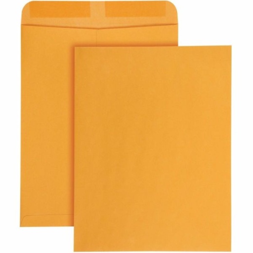 Quality Park Kraft Catalog Envelopes - Catalog - #15 1/2 - 12" Width X 15 1/2" Length - 28 Lb - Gummed - Kraft - 100 / Box