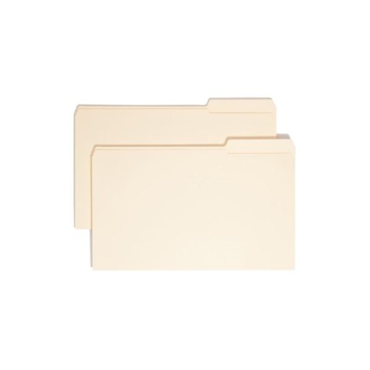 Smead Selected Tab Position Manila File Folders, Legal Size, 1/3 Cut, Position 2