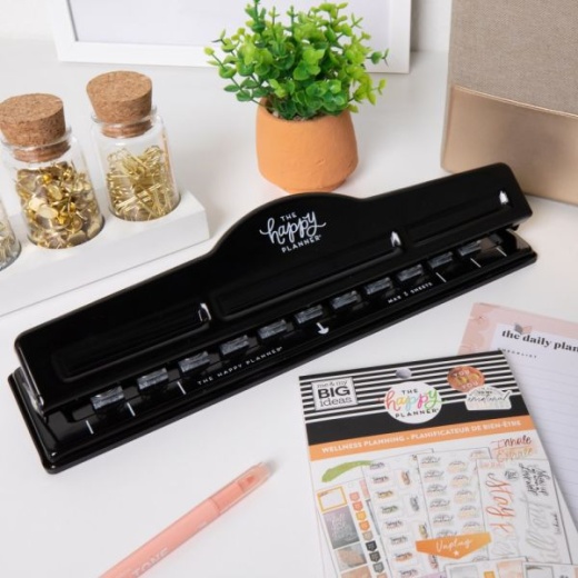 Happy Planner Big Paper Punch, Black