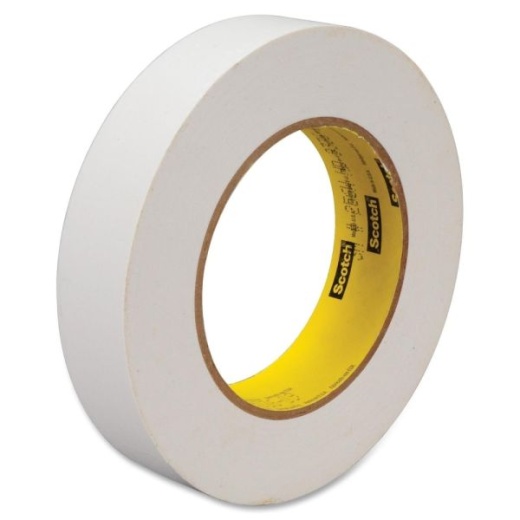 Scotch 256 Printable Flatback Paper Tape, 1" X 60 Yd., White