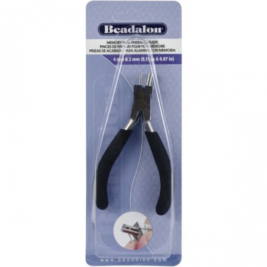 Memory Wire Finishing Pliers With 2Mm & 4Mm Diameter Ends