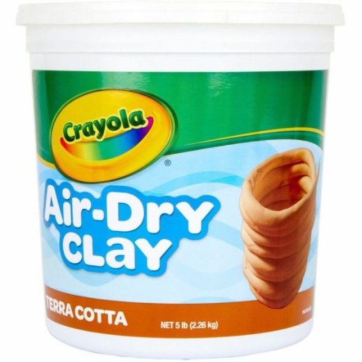 Crayola Air-Dry Clay - Bucket, 2.5 lb, Red