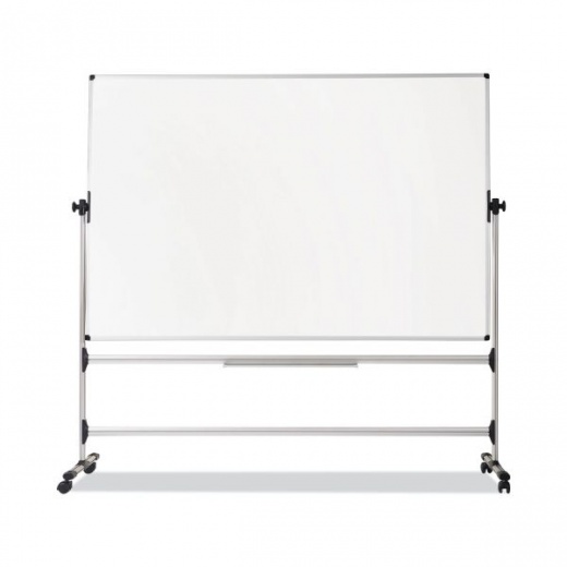 Mastervision Earth Silver Easy Clean Mobile Revolver Dry Erase Boards