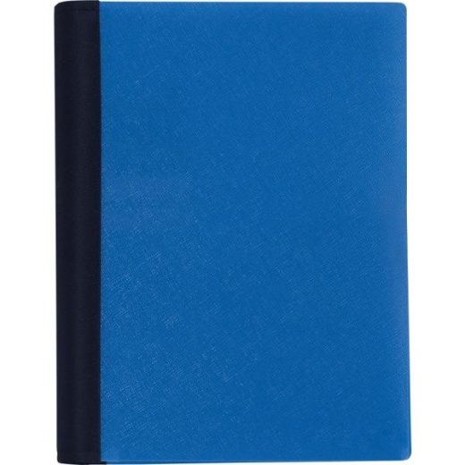 Stellar Notebook With Spine Cover, 6" X 9-1/2", 3 Subject, College Ruled, 120 Sheets, Blue