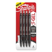 Sharpie S-Gel S-Gel Premium Metal Barrel Gel Pen, Retractable, Medium 0.7  mm, Black Ink, Champagne Barrel, Dozen