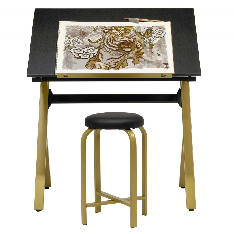 Stellar Drawing Table And Stool