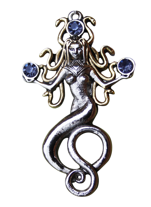 Gorgon For Feminine Wile Pendant By Briar
