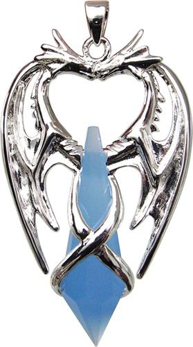 Double Dragon Pendant for Second Sight and Psychic Protection