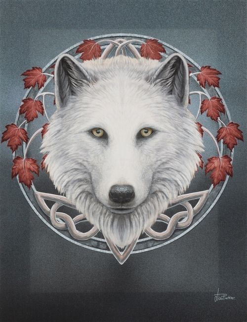 Guardian Of The Fall Canvas Art Print By Lisa Parker