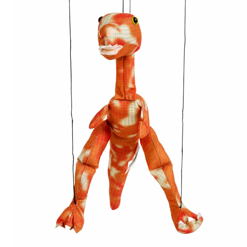 16" Baby Dinosaur (Orange Tie-