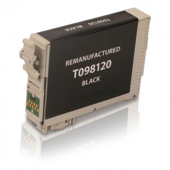 Epson OEM 98, T098120 Remanufactured Inkjet Cartridge: Black, 545 Yield, 11ml