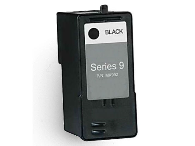 Dell OEM MK992 Remanufactured Inkjet Cartridge: Black, 23Ml