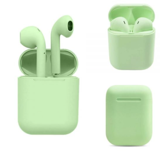 Macaron Earbuds - Light Green Macaron Earbuds - Light Green Color One Color Size One Size