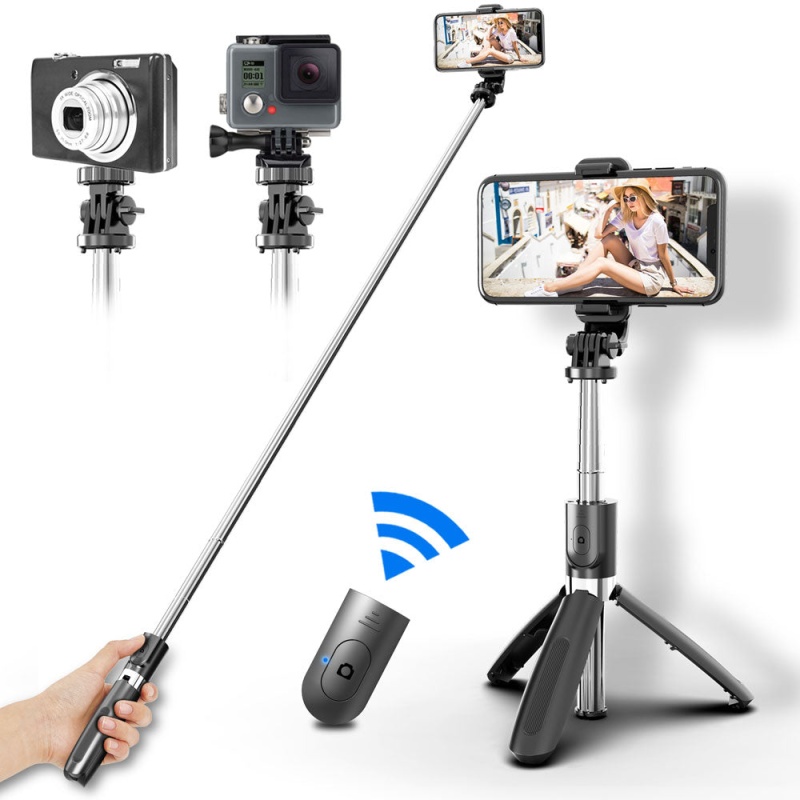 Bluetooth Selfie Stick And Tripod