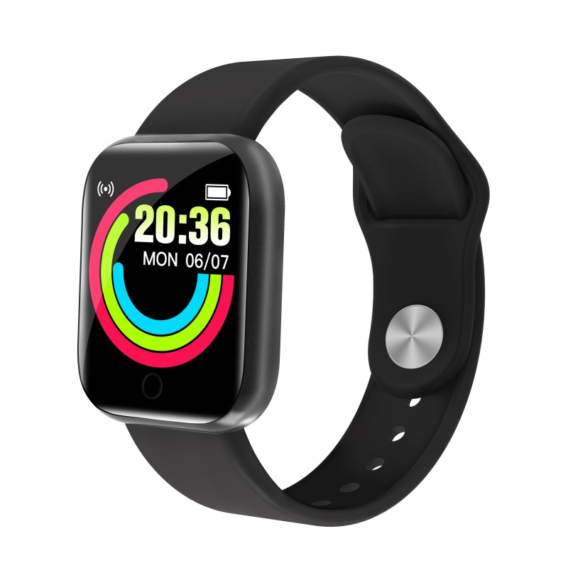 Smart Watch With Bracelet - Black Color Black Size One Size