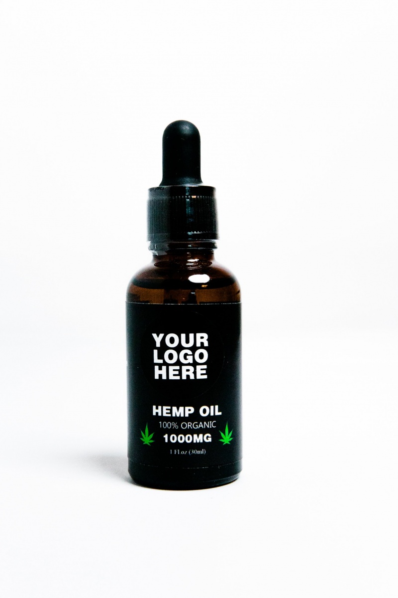 Hemp Seed Oil - Premium Grade - 100% Natural - 2000Mg - 1 Fl. Oz. / 30 Ml